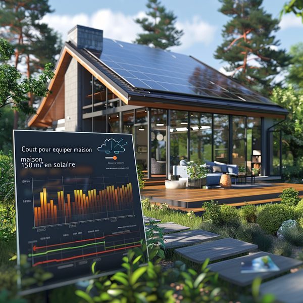 Coût pour équiper une maison 150 m² en solaire
